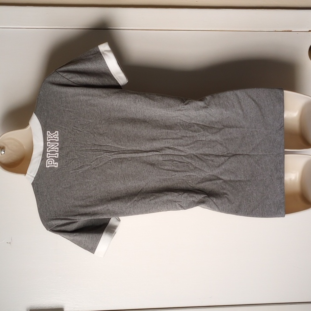 NWT Victoria's Secret Pink Sequin T-Shirt XS Utah Utes Collegiate Collection - Picture 2 of 9